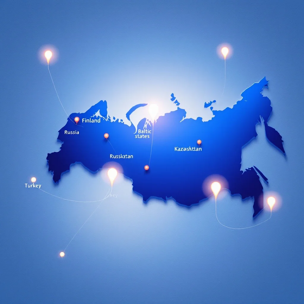 Серверы рядом с Россией